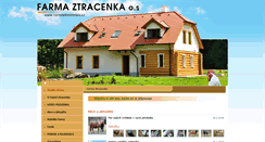 Desktop Screenshot of farmaztracenka.cz