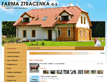 Tablet Screenshot of farmaztracenka.cz